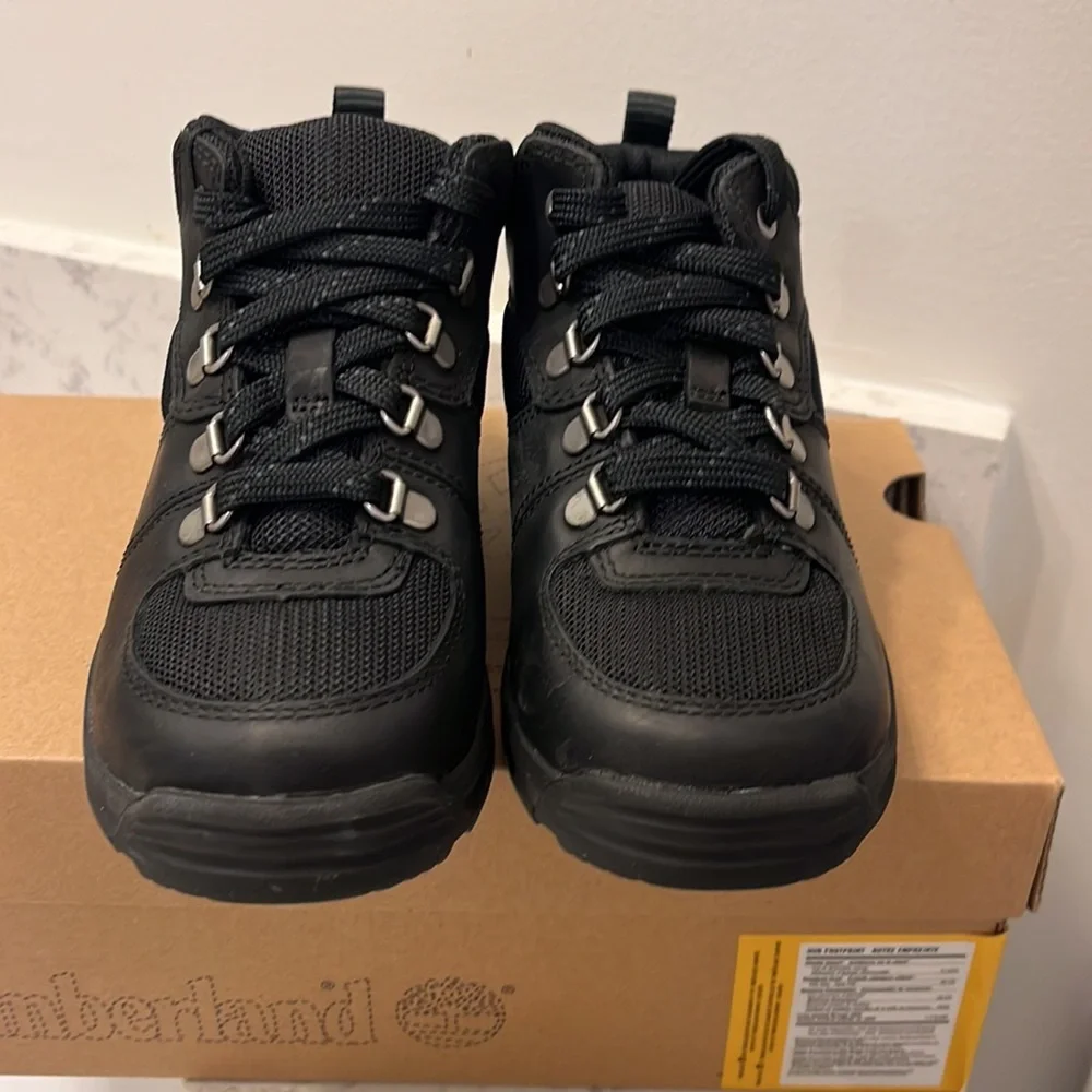 Timberland GT Scramble Mid 3588R Boots Toddlers Boys Girls Size 12 new black